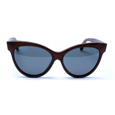 Valencia - Brown Bamboo Sunglasses